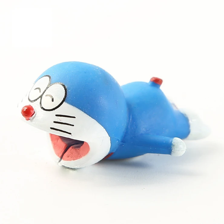 1 шт. кабель укуса линия передачи данных защита от поломок цельный Dragon Ball кабель укуса протектор для Iphone кабель забавная игрушка для ребенка - Цвет: Doraemon