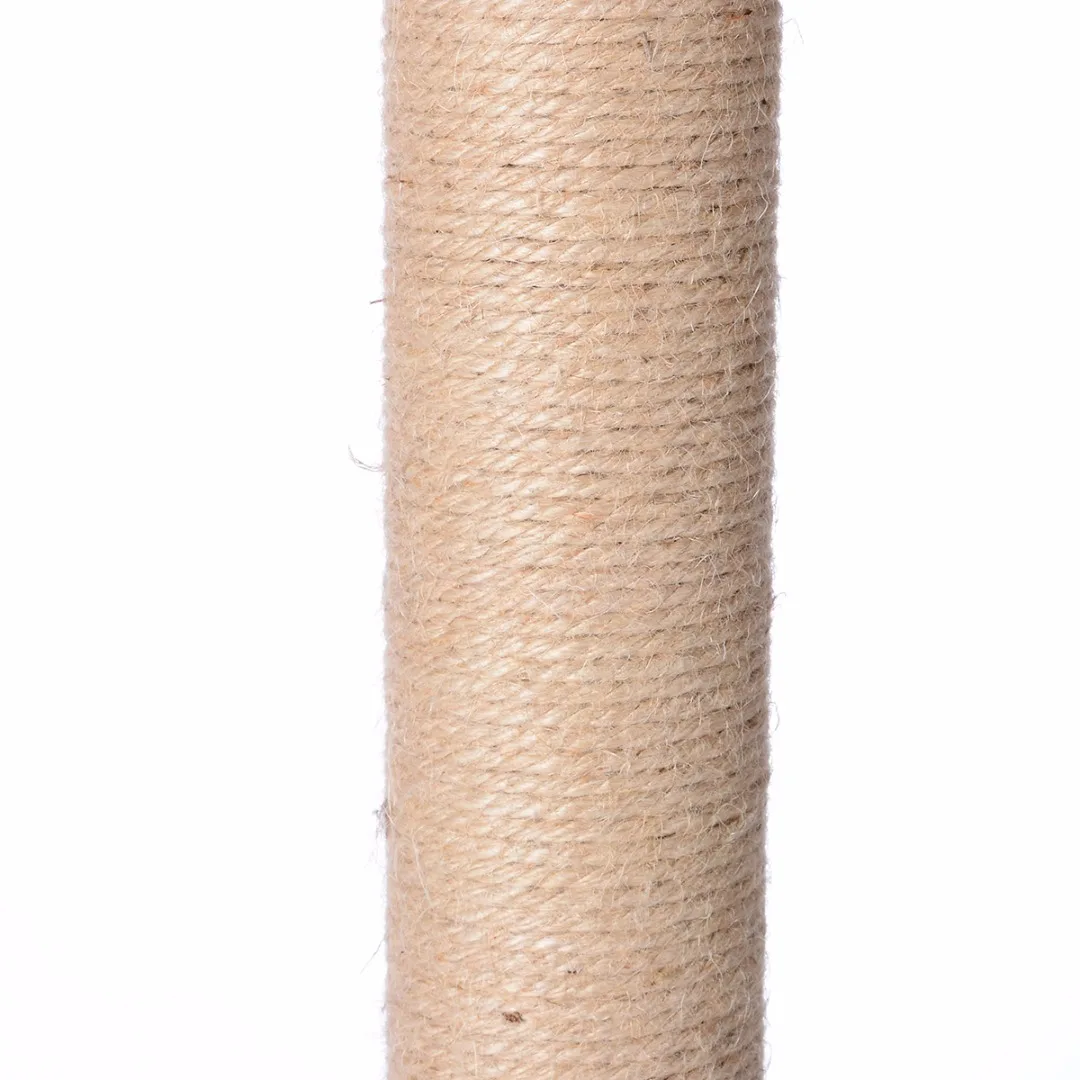 Cat Tree Condo House Pet Cats Tower Scratching Post Furniture Jumping Play Toy Gray Beige Cat Climbing Frame