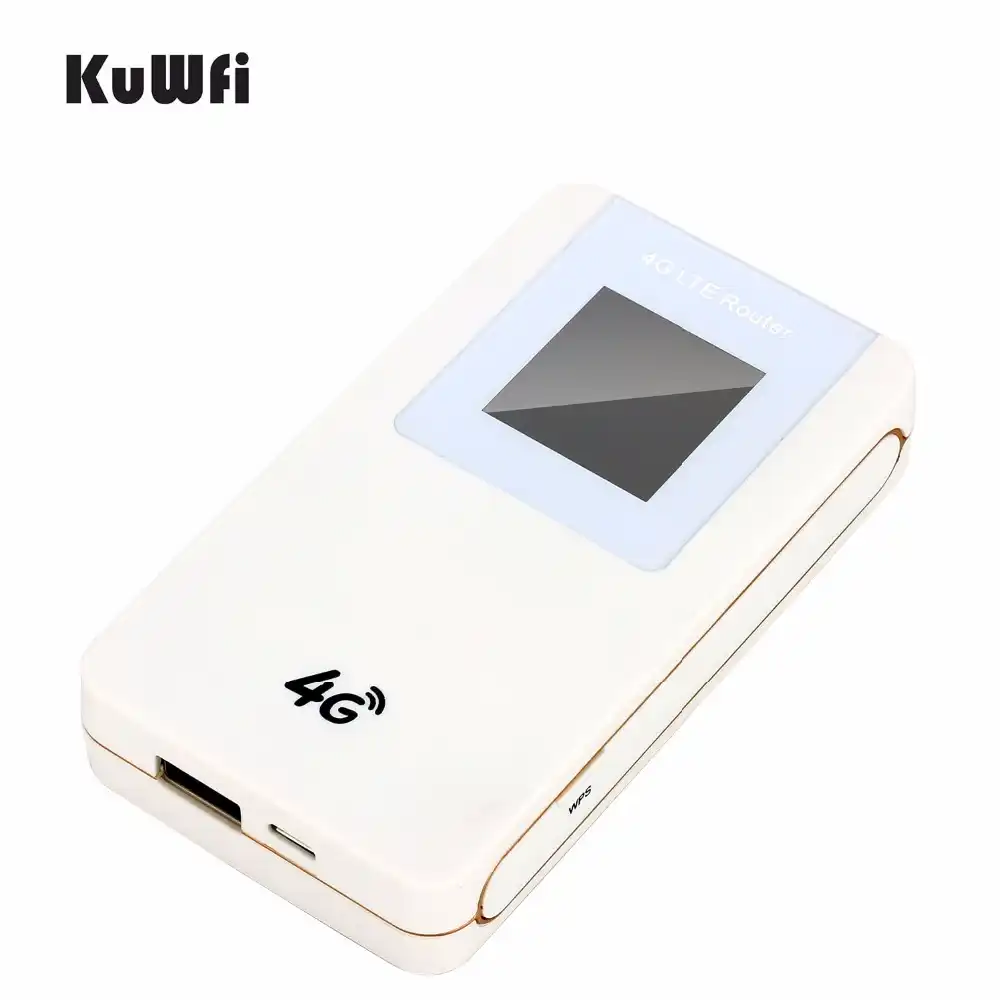 KuWfi 4620 мАч power Bank LTE 4G Wifi маршрутизатор Карманный 3g беспроводной WPS с слотом для sim