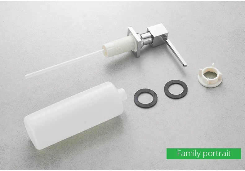 Dispenser Elegante Dosador P/Detergente Embutido Na Pia - Embutir Sabao Sabonete e Detergente