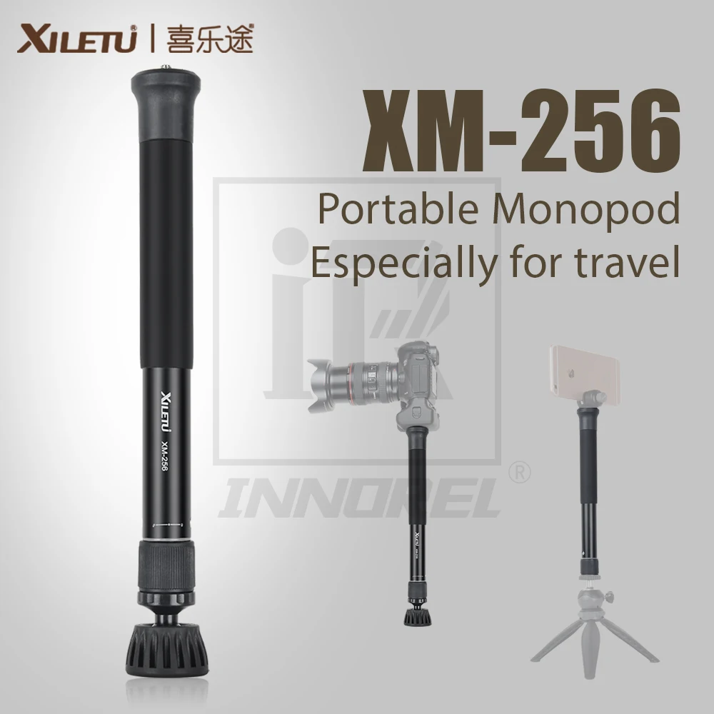 Легкий ручной монопод XILETU XM 256/258 дюйма селфи Палка для цифровой зеркальной