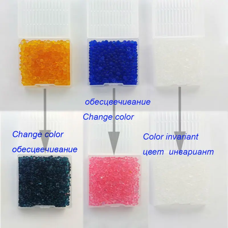 Silica Gel Orange Blue White Silica Gel Moisture Absorb er Silica Gel Absorbent Desiccant Box Color Changing Indicating (3)