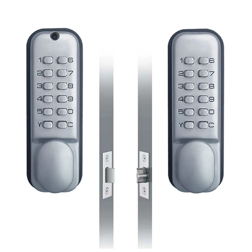 mechanical door locks All Weather Double Keypad Mechanical Keyless Door