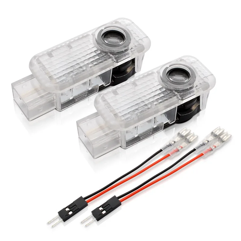 

Safego 2 pcs LED Door Projector Lights Car Door Lighting Logo Ghost Shadow Step Courtesy Welcome Lights For Audi A1 A3 A4 A5 A6