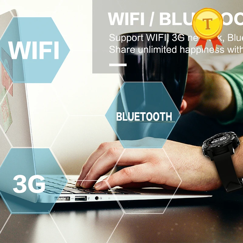 2018 Китай поставщик оптом водонепроницаемый IP67 3G WIFI GPS трекер Android Смарт-часы