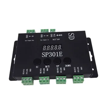 

SP301E LED Symphony Controller Full Color Single Port SD Controller Symphony Cascading Programming SD Card Control