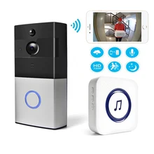 IP видеосвязь Wi-Fi видео дверной телефон дверной звонок Беспроводная камера Wi-Fi для дверного звонка для квартиры ИК-сигнализация беспроводная камера безопасности