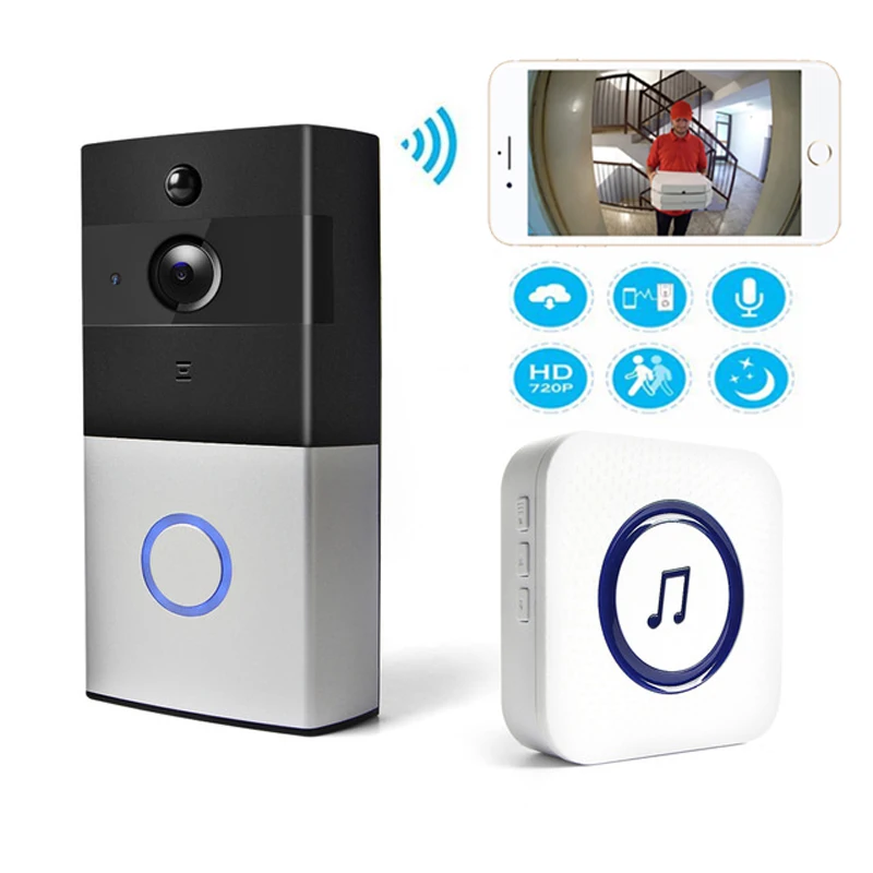 

IP Video Intercom WI-FI Video Door Phone Door Bell WIFI Doorbell Camera For Apartments IR Alarm Wireless Security Camera