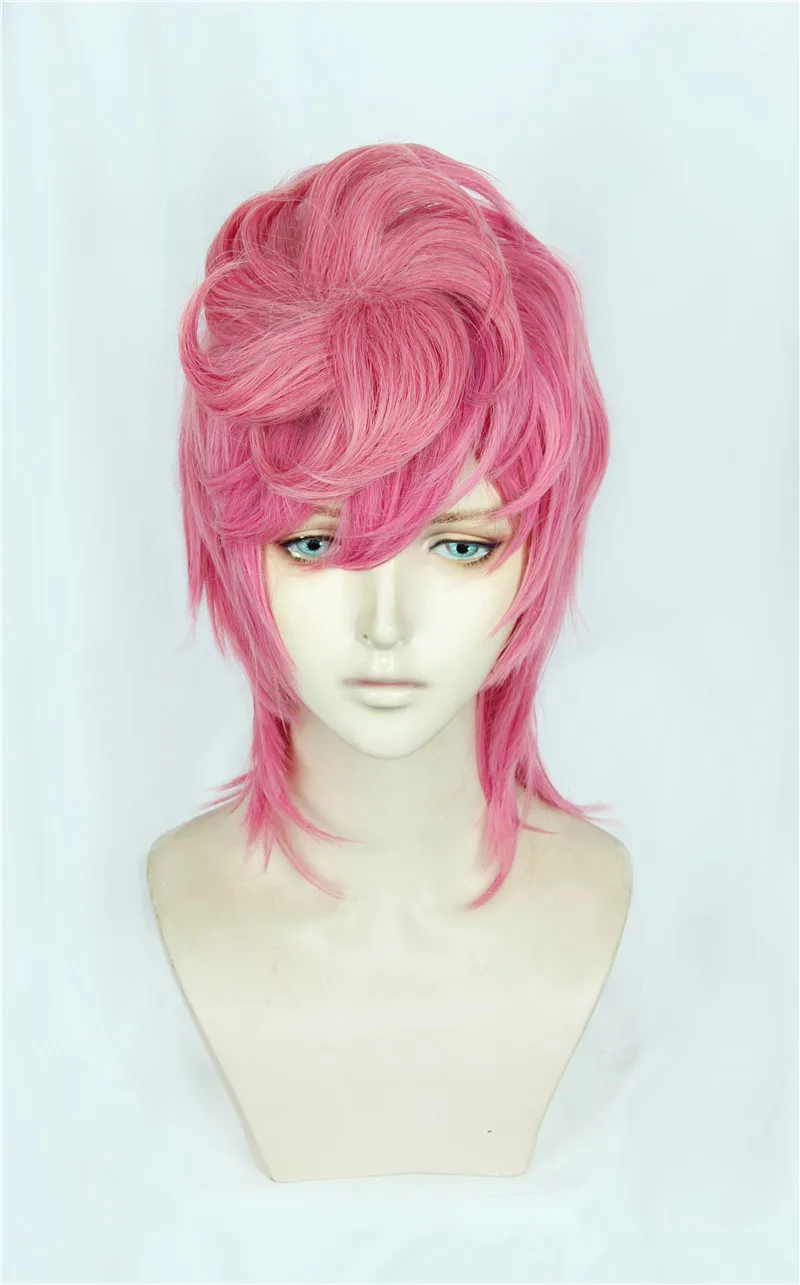 Аниме JOJO странные приключения Золотой ветер Trish Una косплей парик термостойкие
