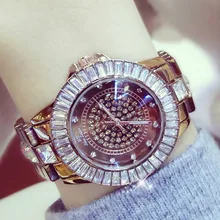 Relojes SERYNOW para mujer, reloj de cuarzo marrón Vintage con diamantes, reloj hermoso para mujer, relojes de pulsera de acero inoxidable para mujer