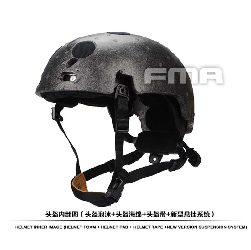 

FMA Free Shipping New Helmet Suspension System and high level Memory Pad Foam for Ballistic helmet BK/DE/FG