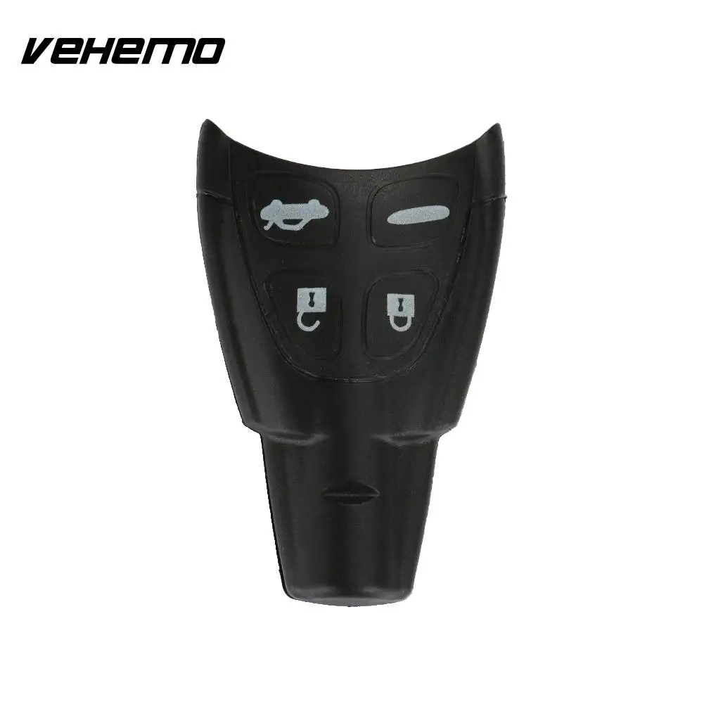 

Vehemo Cover Protection Car Key Case Key Fob Black 4 Buttons Scratchproof Shell Vehicle for Saab 93 95 9-3 9-5 Premium