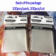 Perfect Size Card Transparent Sleeves Trading Card Sleeves Perfect Fit Card Sleeve for board game trading cards 4 pack trading card toploaders 3x4inch transparent