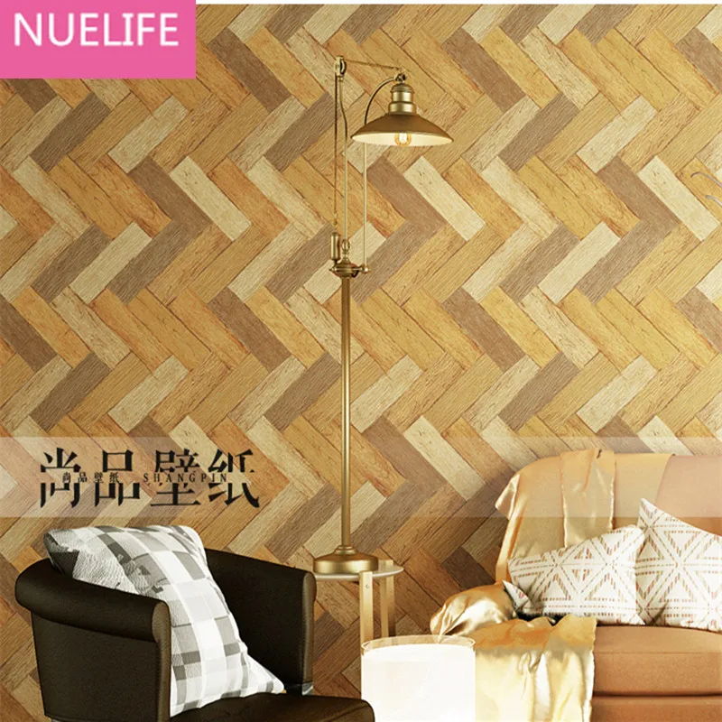 

0.53x10m Nostalgic retro wallpaper antique wood tree pattern wallpaper shop room living room bedroom background wallpaper N12