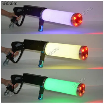 

New LED handheld CO2 CO2 gun Bar back DJ handheld cool stage effect LED spray gun CD50 W03