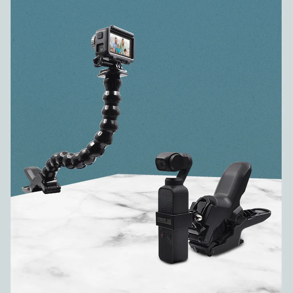 Для Gopro Hero7 сильный гибкий зажим Кронштейн для OSMO экшн камеры/OSMO Packet DJI Osmo