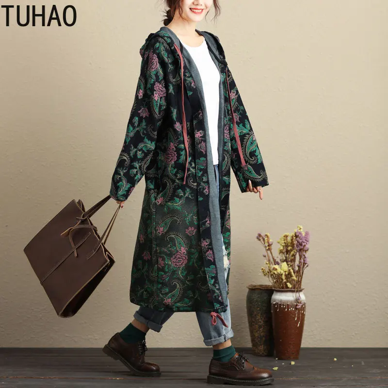 coats Vintage Trench Imprimer As Vêtements coat Trench Coupe Femmes Manteaux Femme Tuhao Picture Llj Lâche Veste Vestes Longue Pour Section vent nvZIxqEFqw