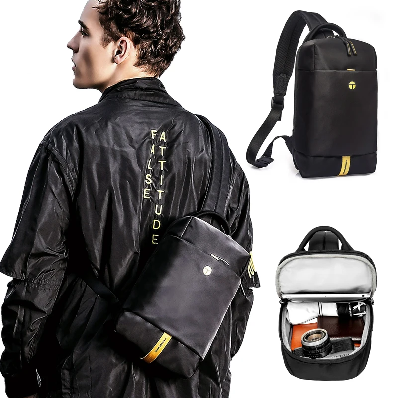 Tangcool New Male Chest Bag Fashion Leisure Waterproof Man Nylon shoulder bag Korea Style Crossbody Bag For Student Teenager Bag Tangcool New Male Chest Bag Fashion Leisure Waterproof Man Nylon shoulder bag Korea Style Crossbody Bag For Student Teenager Bag