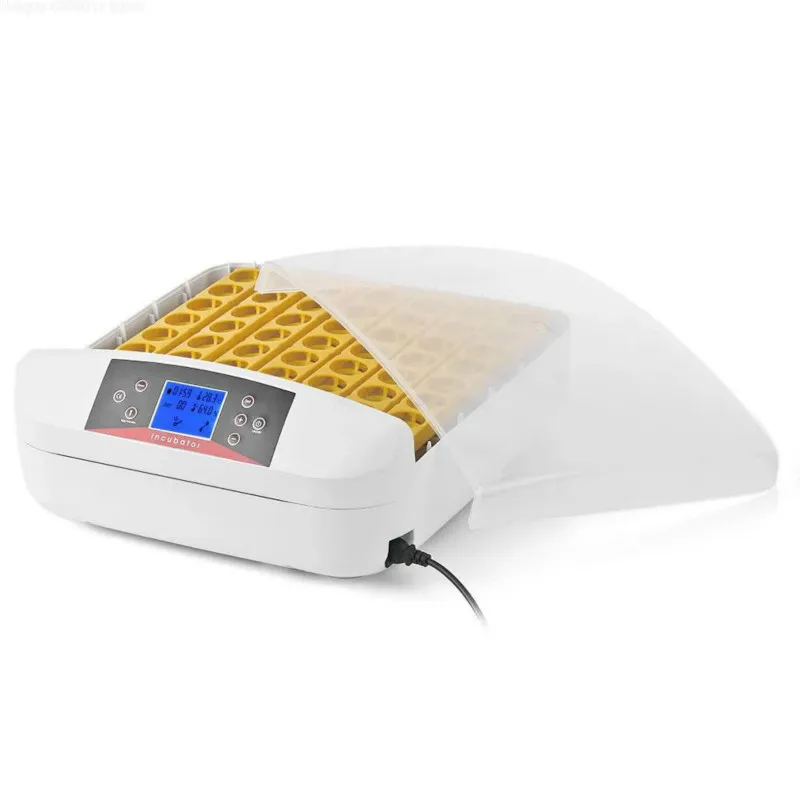 

56 Eggs Intelligent Full-automatic Egg Hatcher Incubator Hatching Machine for Chicken Duck Transparent Plastic 80W