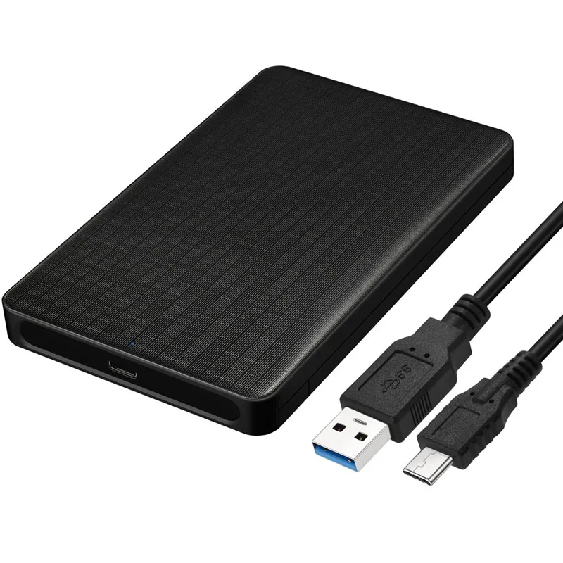 2,5 дюймов USB3.1 USB 3,1 Тип-C SATA Hd коробка SSD HDD жесткий диск Внешний корпус hdd черный корпус для внешнего жесткого диска hd без инструментов