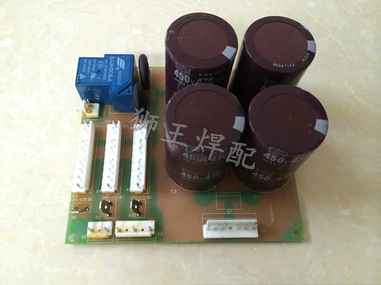 Панель питания сварочного аппарата, 4 конденсатора, плата фильтра ZX7 250 315 400, базовая пластина MOS