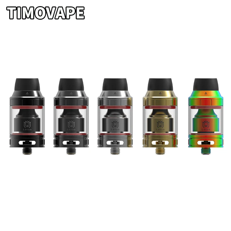 

Original Hugsvape Lotus RTA Rebuildable Tank Atomizer 24mm 2ml/5ml Capacity With Derlin Drip Tip