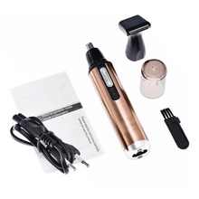 Перезаряжаемый портативный триммер для ухода за ушками в носу, триммер для удаления волос, бритва для NIKAI