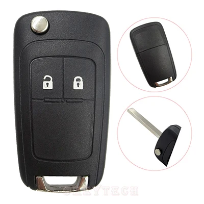 Чехол-книжка OkeyTech для Chevrolet Cruze Buick Vauxhall, Opel Insignia Astra J Zafira C сменными 2/3 кнопками Fob - Цвет: 2B Key Shell