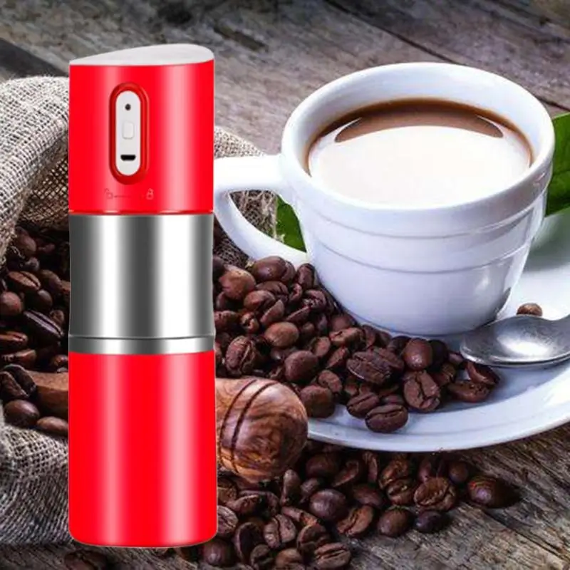 

Portable Fully Automatic Coffee Bean Grinder USB Rechargable Coffee Bean Grinder Mill Salt Pepper Grinders Kitchen Tool