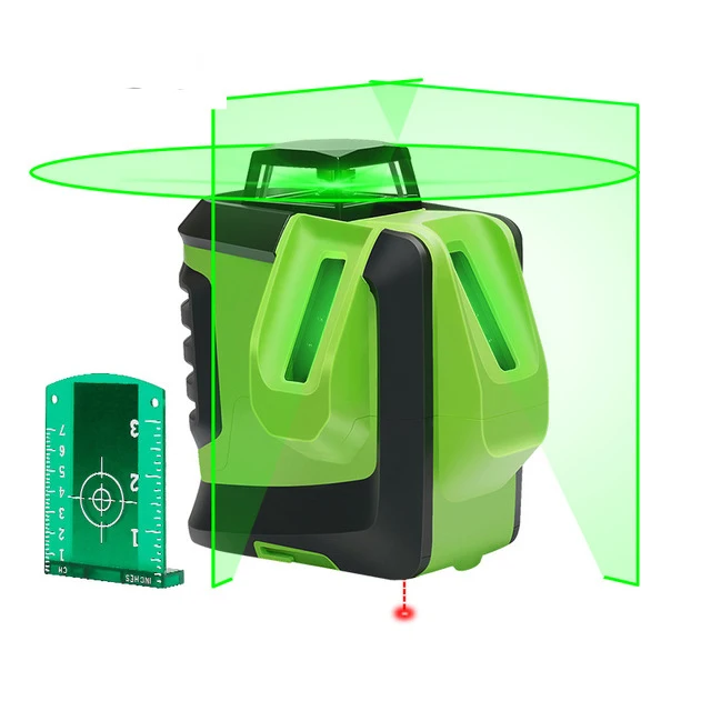 

6 Lines 1 points Green Laser Level 360 SelfLeveling Cross Laser Line make tilt line Green Laser Level