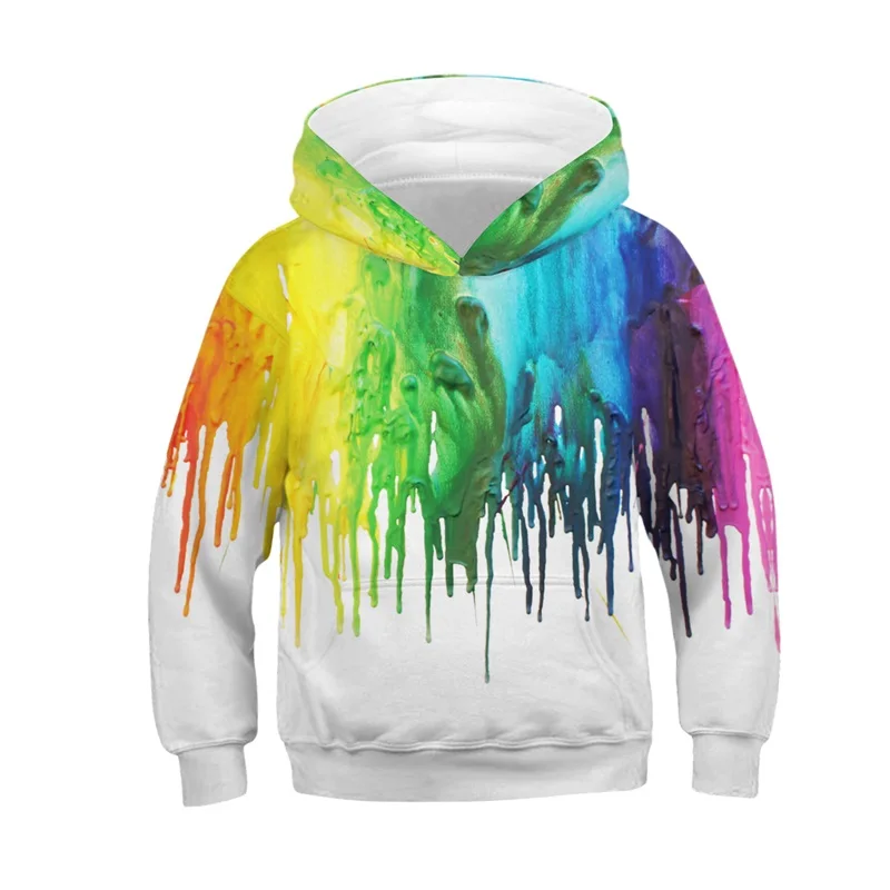 

Raisevern 3D Printing Unisex Hoodies And Sweatshirts Baby Girls Boys Hooded Long Sleeved Sweetheart Clothing Pullovers