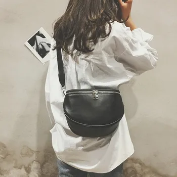 

Crossbody Bag For Women Fashion Pure Color 2020 New Arrival Ladies Leather Shell Zipper Messenger Shoulder Bag Hottest #L5