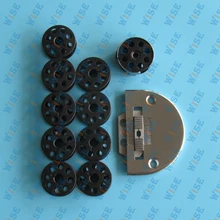 Consew 206RB,Bobbin Case #18045,10pcs.Bobbins,Needle Plate #18030,Feed Dog#18031