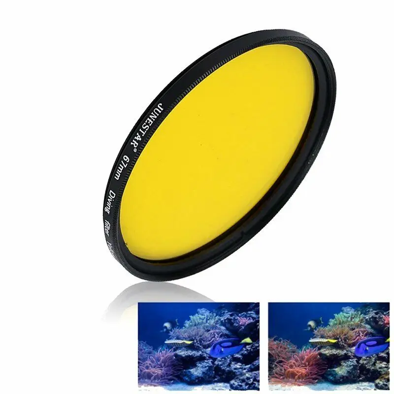 Amazon.com: 37 52 58 67mm Diving Filter Red Yellow Purple