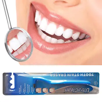 

Travel Portable Tooth Stain Eraser Plaque Tartar Remover Polisher Teeth Cleaning Whitening Dental Interdental Pick Oral Hygiene