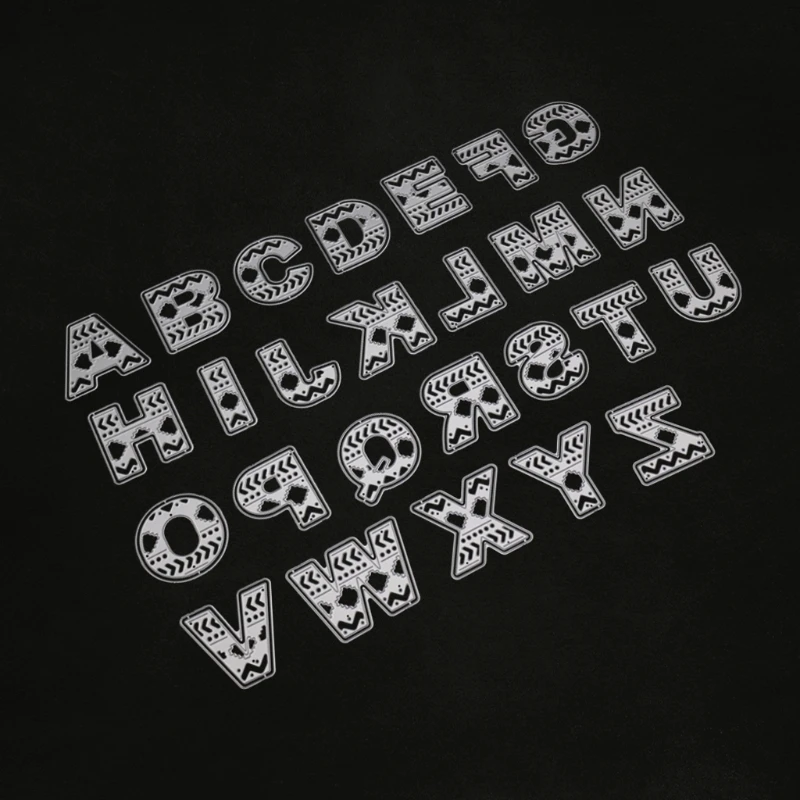 

Wholesale Alphabet B Cutting Dies Stencil For DIY Scrapbooking Embossing Album Paper Card May06