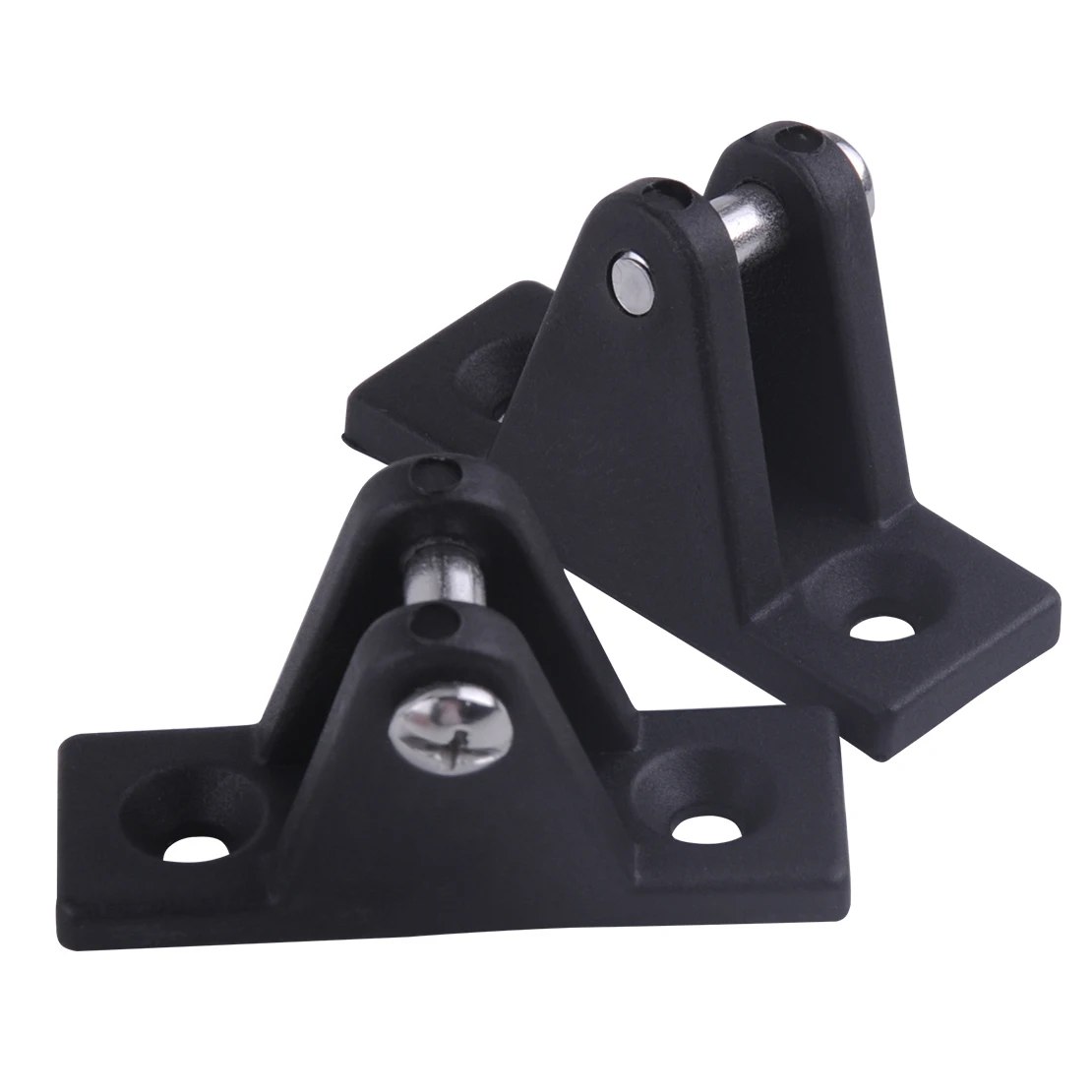 CITALL 2pcs Black Nylon 90 Degree Boat Marine Pin Deck Hinge Hardware