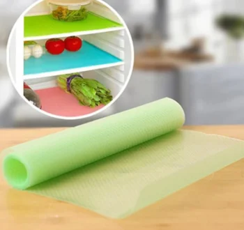 

4pcs/Environmental protection mold proof moisture-proof non-slip cabinet mat set Antibacterial Antifouling Fridge mat