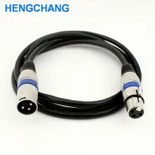3 контакта XLR Удлинительный кабель штекер к женскому XLR кабель 1,5 метра
