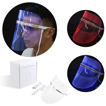 

Red Blue 2 Colors LED Light Photon Face Mask Rejuvenation Anti-aging Facial Spa Skin Care Beauty Mask Cheap Price