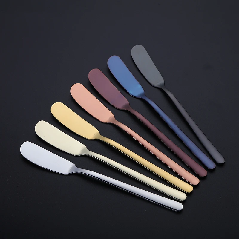 

Stainless steel titanium sauce spoon 6pcs/set