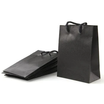 

10x Kraft paper bags paper bags gift bags Bag Black