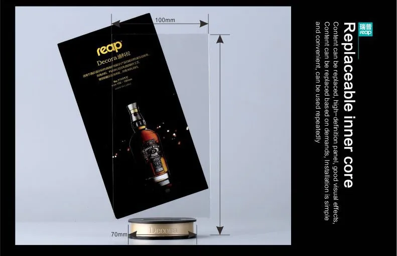 5-Pack REAP decora PS T-форма регистрации знак держатель карты Настольный стенд меню Service label напиток бренд Конференц