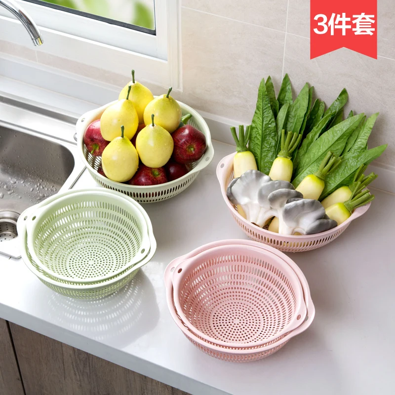 Buy Plastic vegetable basket vegetable drain basket