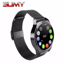 Viscoso GW01 Smartwatch Relógio Bluetooth Inteligente 4.0 IPS Full Rodada para a apple Samsung Engrenagem S2 Telefone IOS Android PK K88H GT08 DZ09 Z4