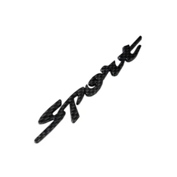 

2pieces Carbon Fiber quality car body/Rear/Tailgate/Side door emblem stickers Sport Turbo VIP for all car makers aftermarket DIY