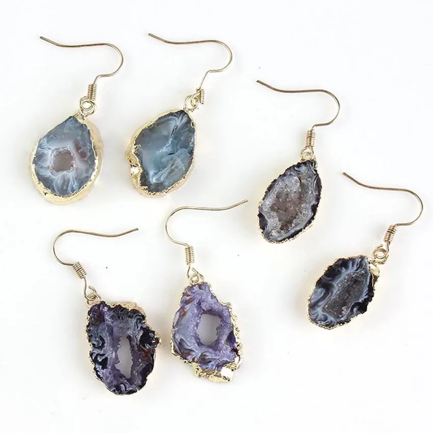 

xinshangmie Light Yellow Color Gorgeous Design Geode Agates Slice Gift For Birthday Wedding Anniversary