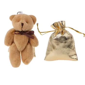 

Wedding Favors Candy Bag Cartoon Baby Bear Decor Party Birthday Souvenir Gifts Supplies Household Jewelry Storage Pocket Hot