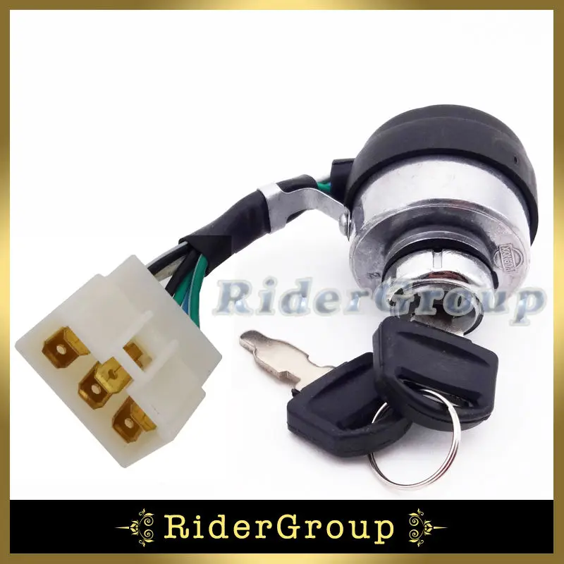 6 Wire On Off Kill Ignition Switch Key For Gasoline Generator DuroMax
