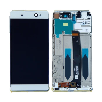 

For Sony Xperia C6 XA Ultra LTE F3211 F3213 Touch Screen Digitizer Lcd Display Frame Assembly Panel Replacement Free Shipping